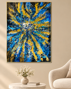 Glimmering Aurora Resin Art Paintings