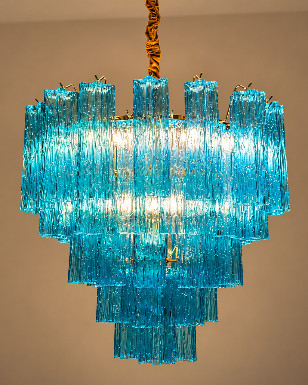 Elvaris Royale Chandelier for Home & item for Home Decoration - Blue