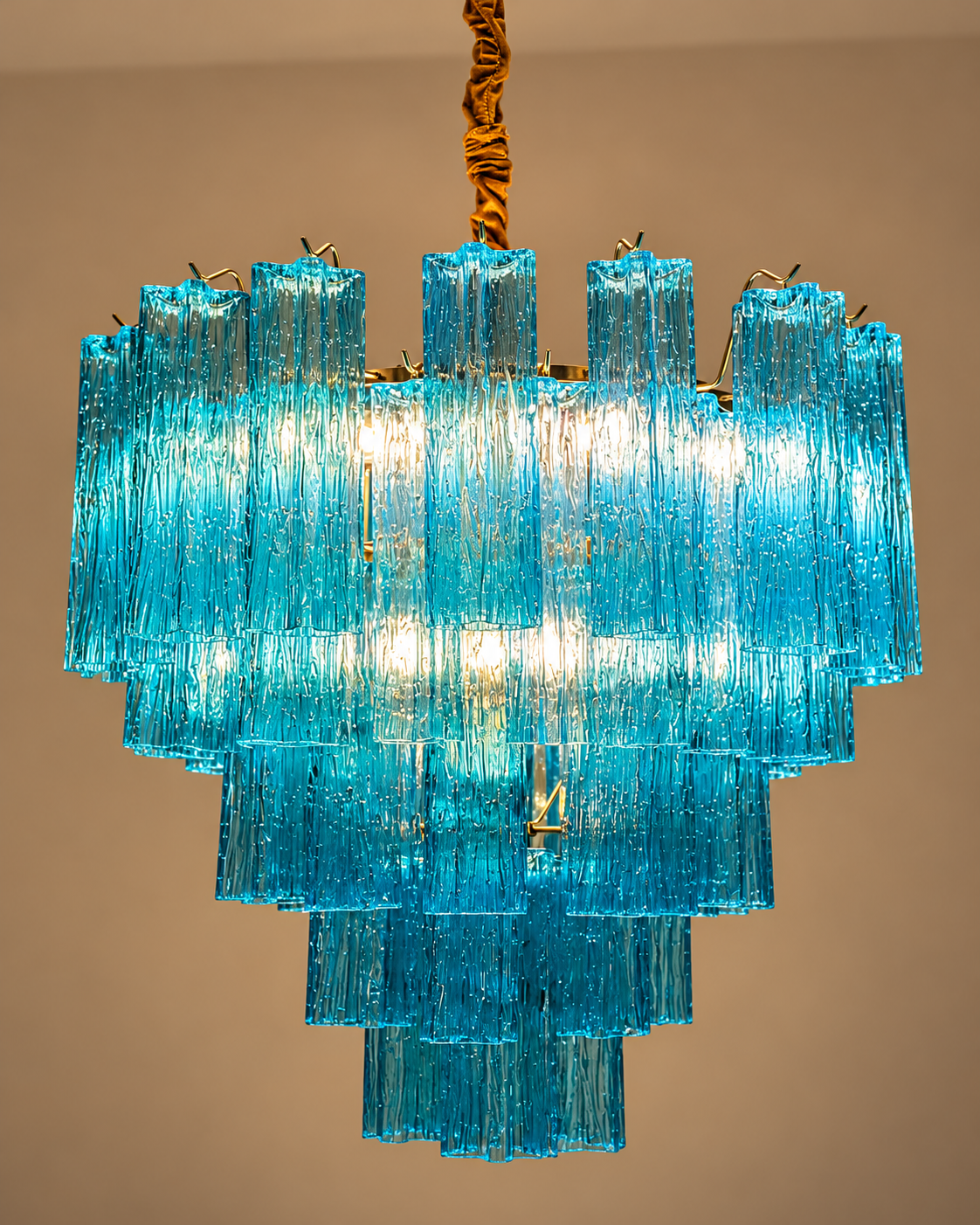Elvaris Royale Chandelier for Home & item for Home Decoration - Blue