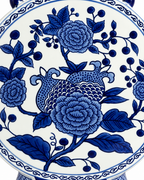Oriental Grace Decorative Vase For Home & Item for Home Decoration (Blue Pottery )