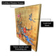Wings in The Wilderness Hand Wall Painting For Home (outer Floater Frame )