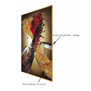 Splendour of France Crystal Glass Painting & Wall Decoration Items