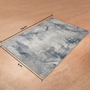 Yazlyn Abstract Floor Rug (5 x 7.5 ft)