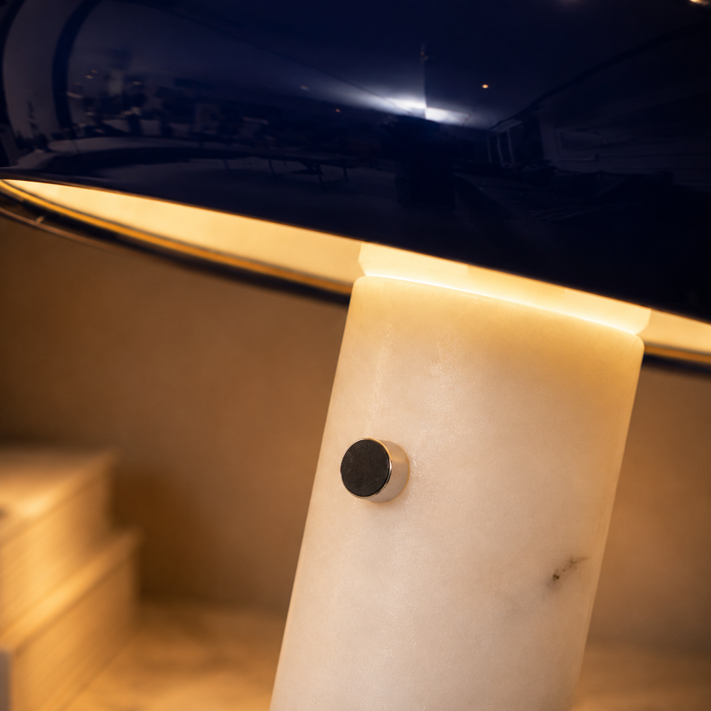 Capstone Glow Table lamp for Home & Item for Home Decoration - Blue( Italian Designer Collection)