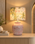 Eastern Paradise Designer Table Lamps for Living Room - Red