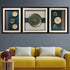 Serene Zenith Shadow Box Wall Decoration Piece - Set of 3