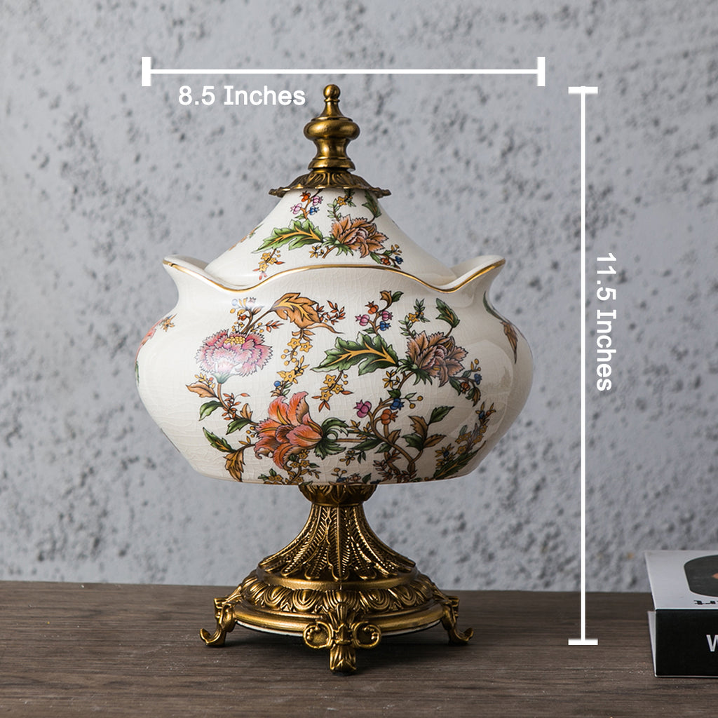 Victorian Garden Decorative Vase & Showpiece
