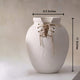 Knot & Calm Decorative Ceramic Vase & Table Showpiece for Home - Big