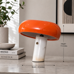 Capstone Glow Table lamp for Home & Item for Home Decoration - Orange (Italian Designer Collection)
