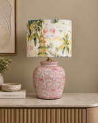 Eastern Paradise Designer Table Lamps for Living Room - Red