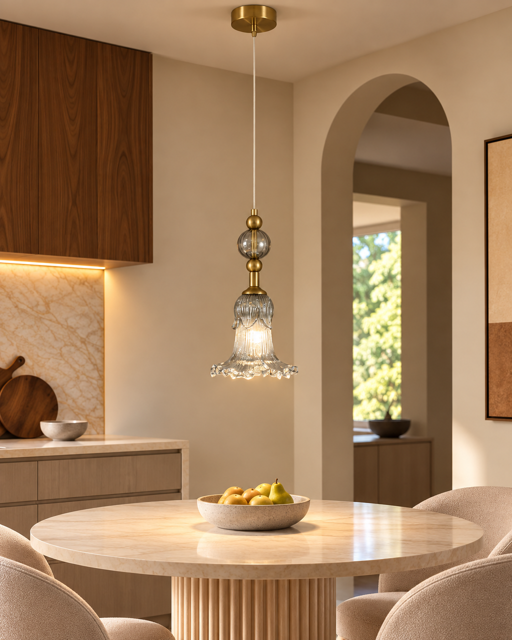 Lushara Pendant Light For Home & Item for Home Decoration - Grey
