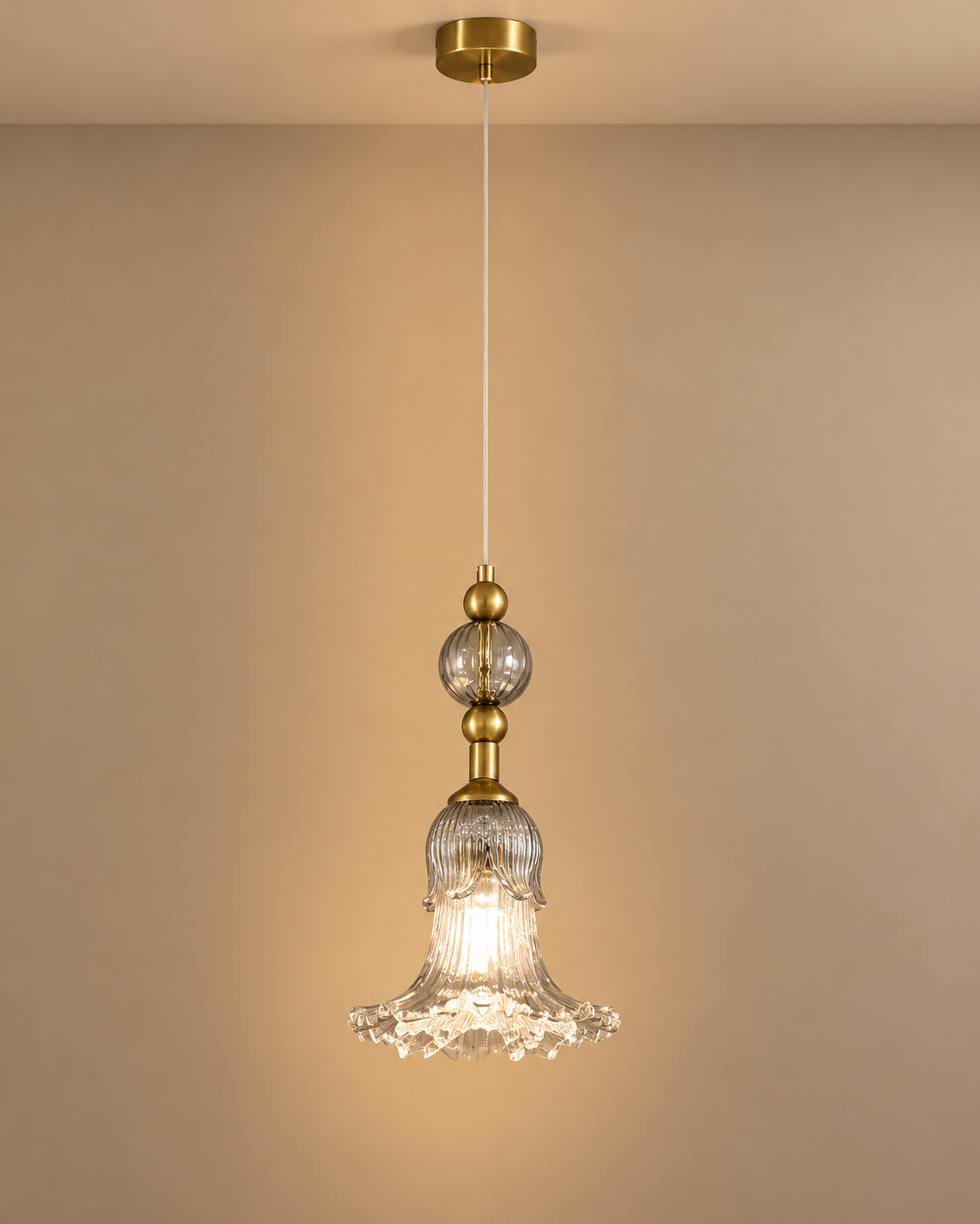 Lushara Pendant Light For Home & Item for Home Decoration - Grey
