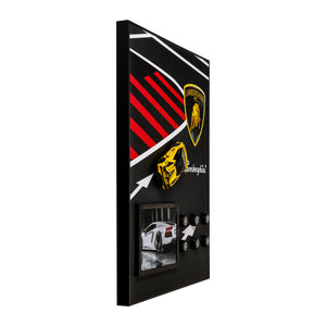 Lamborghini Brilliance Pop Art Shadow box