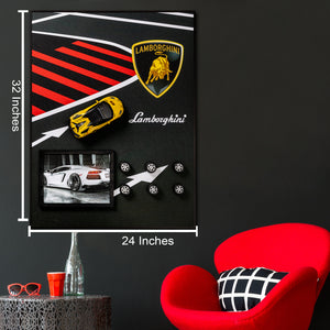 Lamborghini Brilliance Pop Art Shadow box