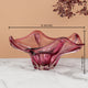 Crimson Charm Handblown  Glass Vase & Decorative showpiece
