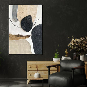 Urban Essence 100% Hand Wall Painting For Home ( 32 x 47 Inches )