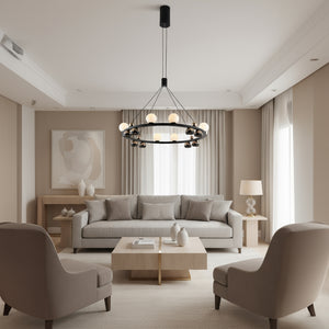 Moonlit Aura Glow Ceiling Light For Living Room