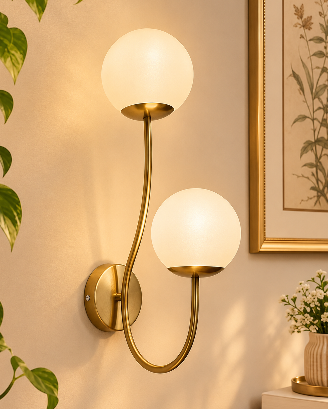 Velmora Duet  Wall Lamps For Living Room & Item for Home Decoration