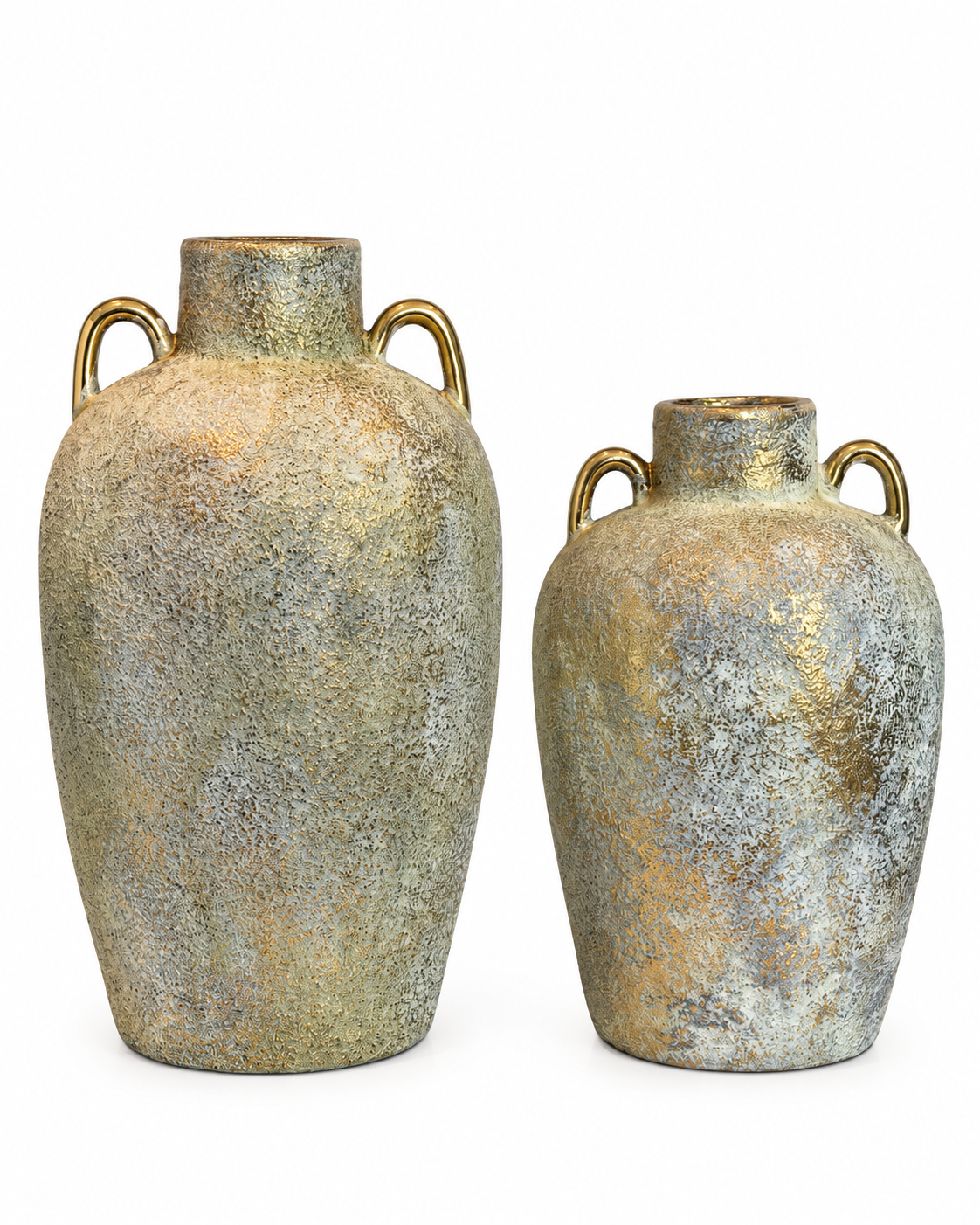 Elysian Charm Decorative Vase & Showpiece for Home & Item for Home Decoration - Set of 2