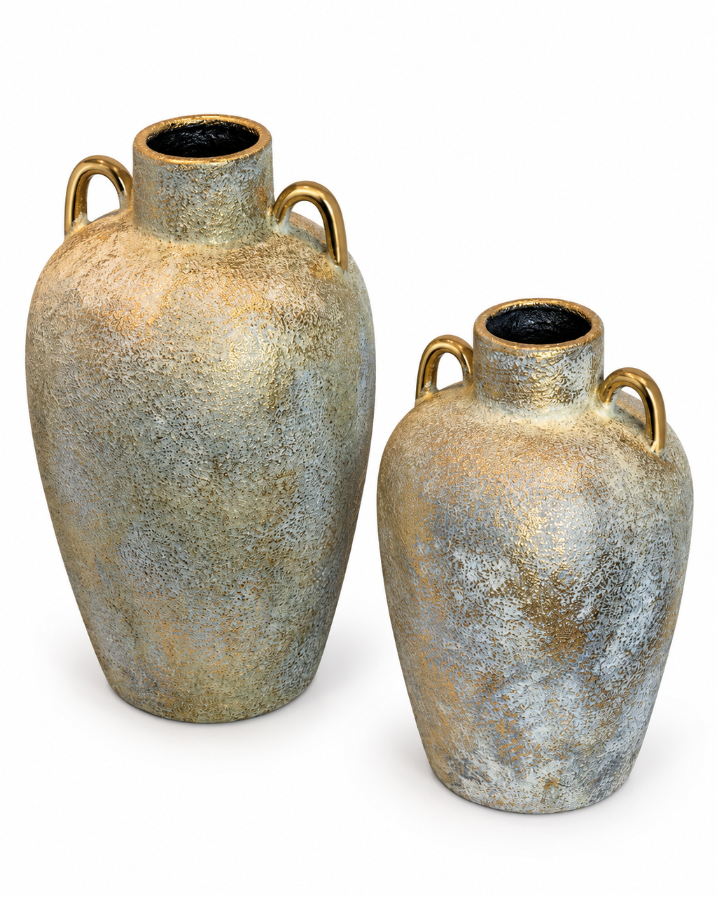 Elysian Charm Decorative Vase & Showpiece for Home & Item for Home Decoration - Set of 2
