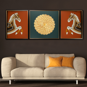 Tranquil Trot Wall Decoration Shadow Box - Set of 3
