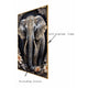 Gilded Serenity Elephant Crystal Glass Painting & Wall Decoration Items