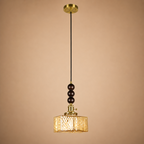 River Stone Pendant Light For Home  & Item  for Home Decoration - Amber