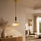 River Stone Pendant Light For Home  & Item  for Home Decoration - Amber