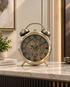 Elara Moment Designer Table Clock With Moving Gear Mechanism Buy Table Clock Online (Steel Body)