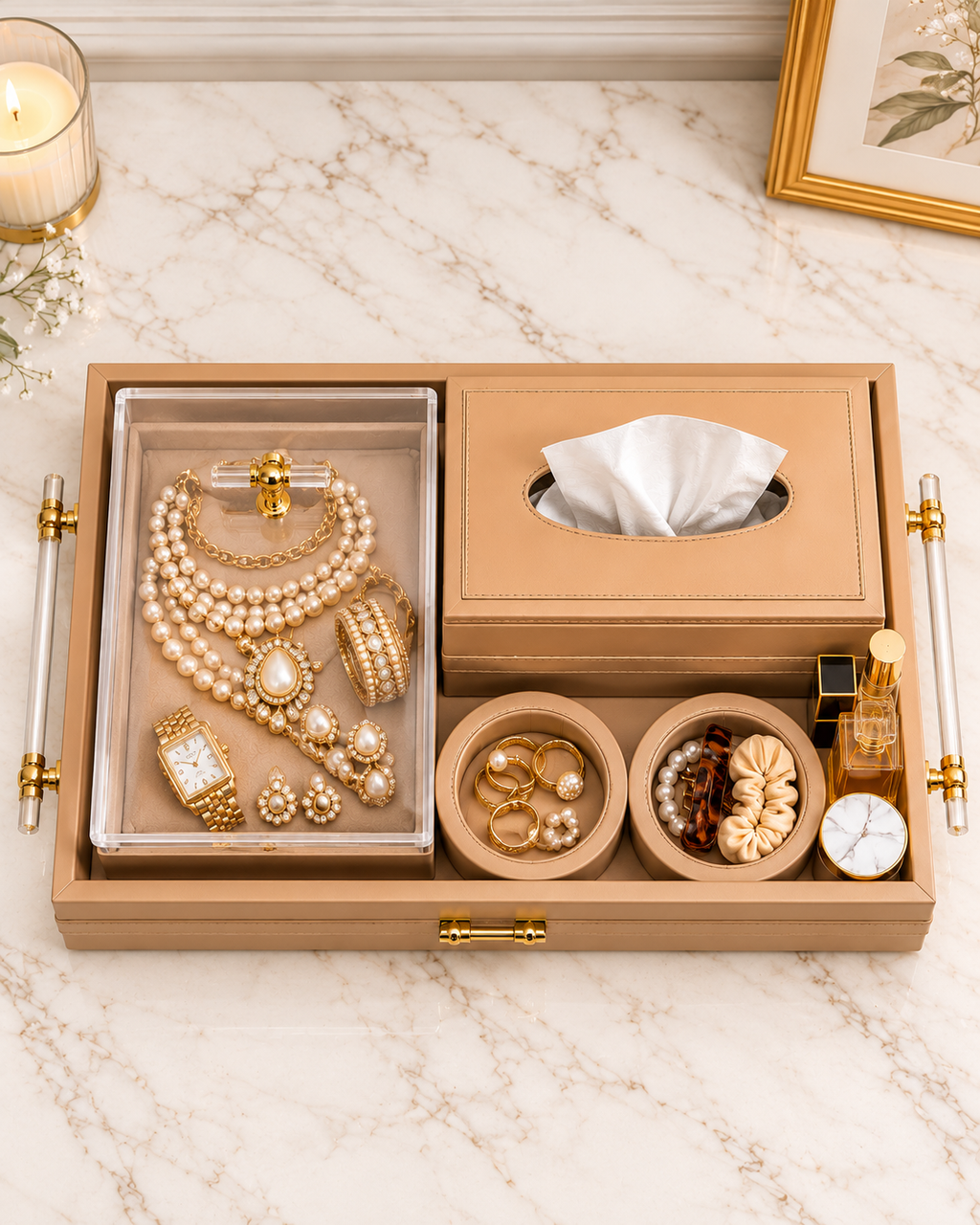 Luxe Harmony Jewellery Organiser & Collection Box