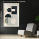 Geometric Dreamscape Modern Wall Art ( 32 x 47 Inches )