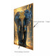Emberlight Monarch Elephant Crystal Glass Painting & Wall Decoration Items