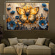Butterfly Garden Framed Canvas Art Paintings