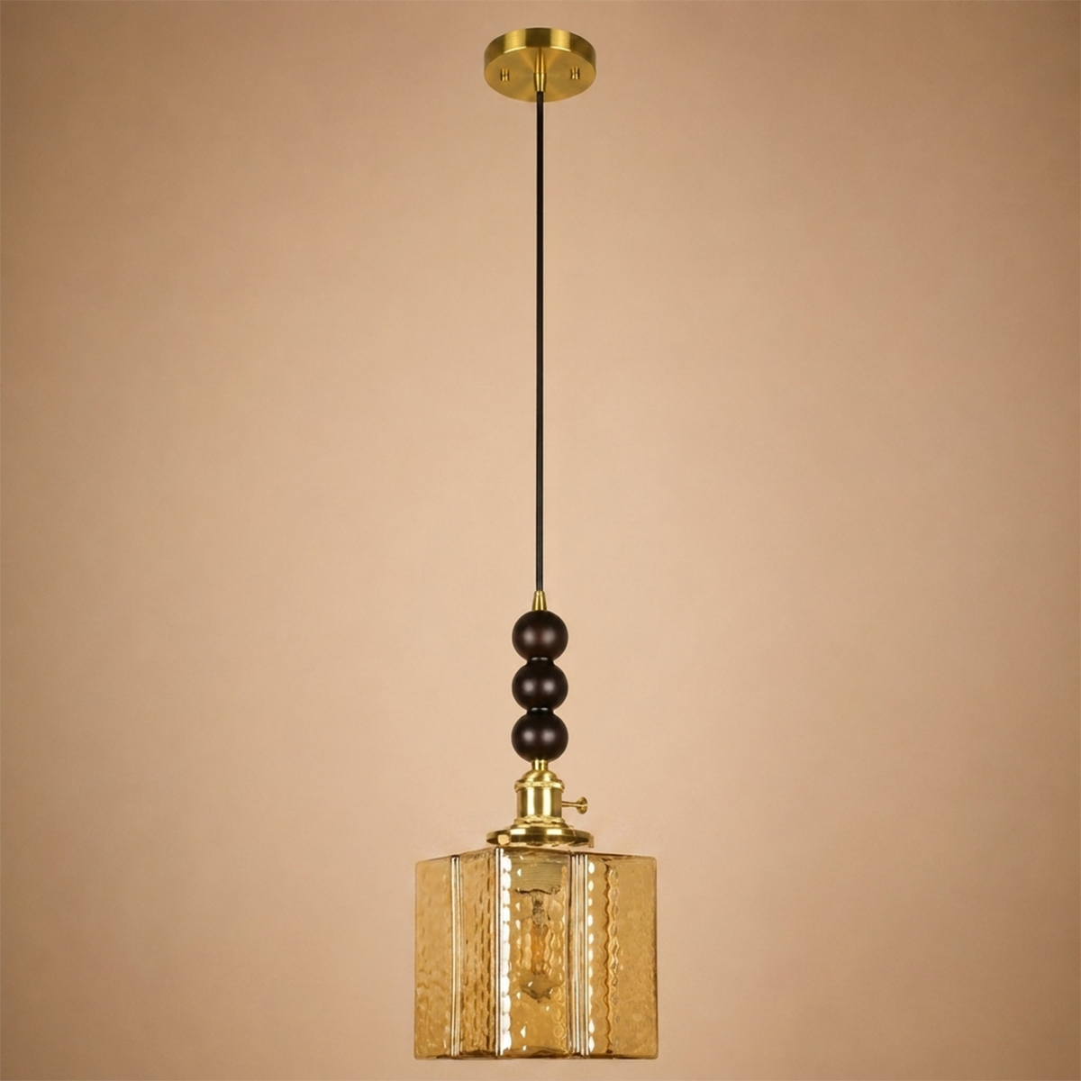Echo Stone Pendant Light For Home  & Item  for Home Decoration  - Amber