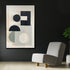 Geometric Dreamscape Modern Wall Art ( 32 x 47 Inches )