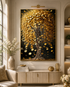 Tree of Falling Fortune Crystal Glass Wall Painting For Home Décor