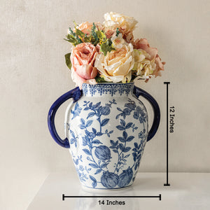 Royal Azure Botanica Vase & Items for Room Decoration