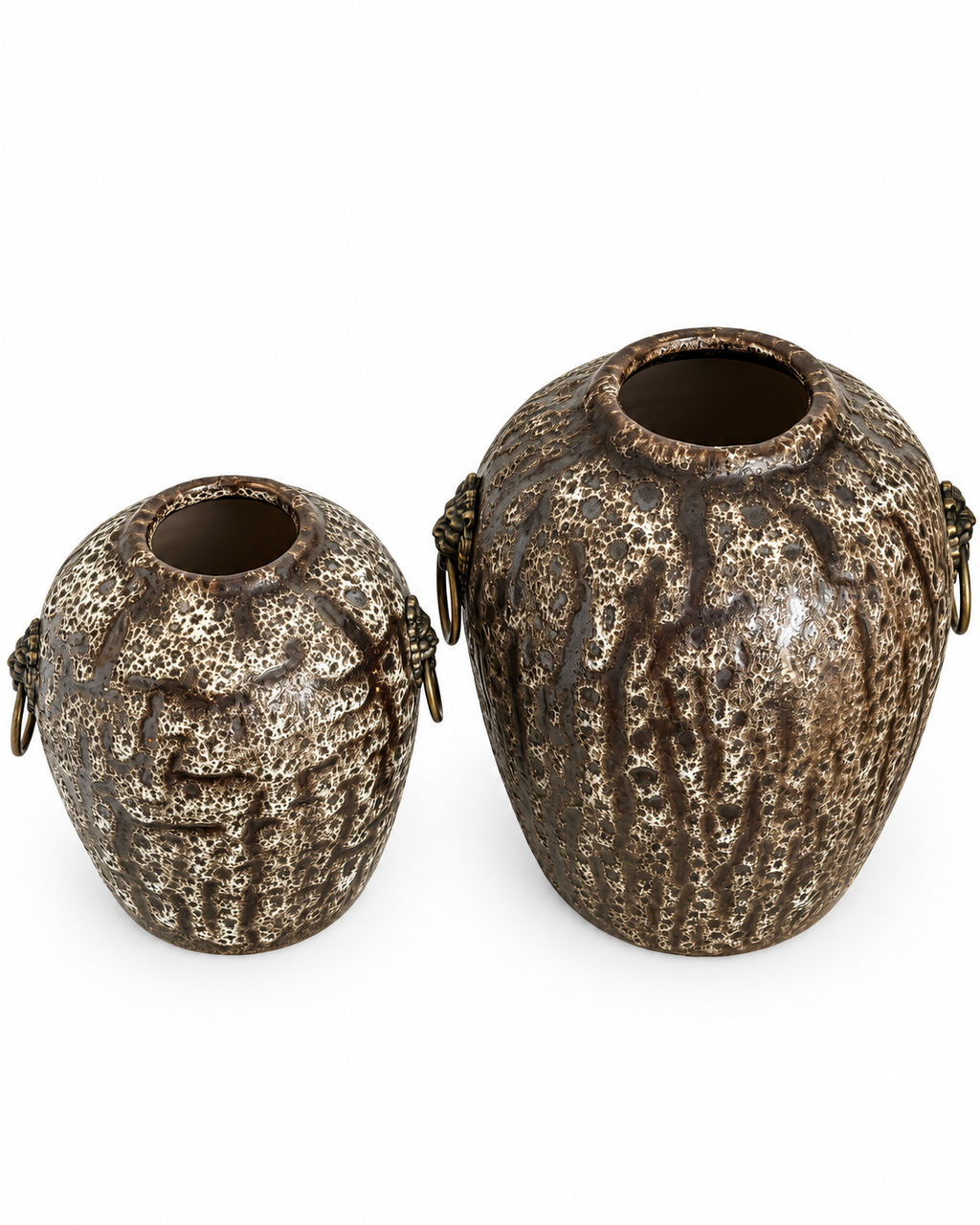 Antique Aura Decorative Vase & Showpiece for Home & Item for Home Decoration - Set of 2