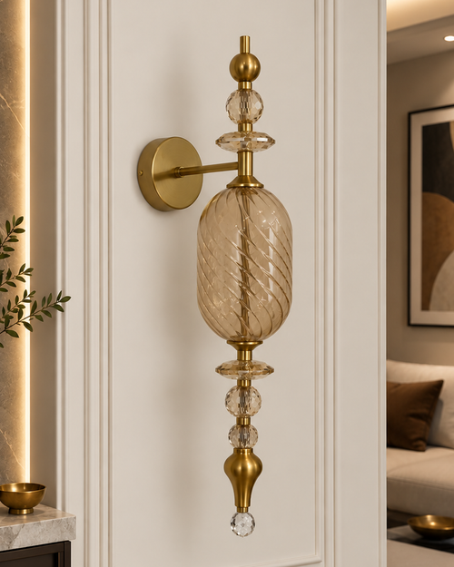 Seraphine Glow Wall Light For Home & Item for Home Decoration - Amber