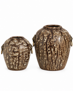 Antique Aura Decorative Vase & Showpiece for Home & Item for Home Decoration - Set of 2