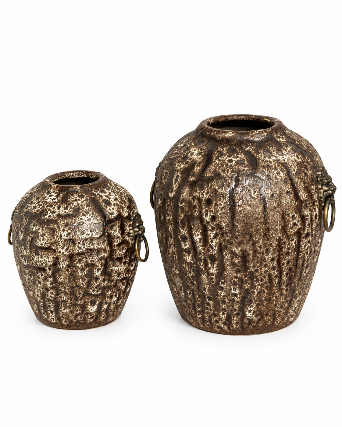 Antique Aura Decorative Vase & Showpiece for Home & Item for Home Decoration - Set of 2