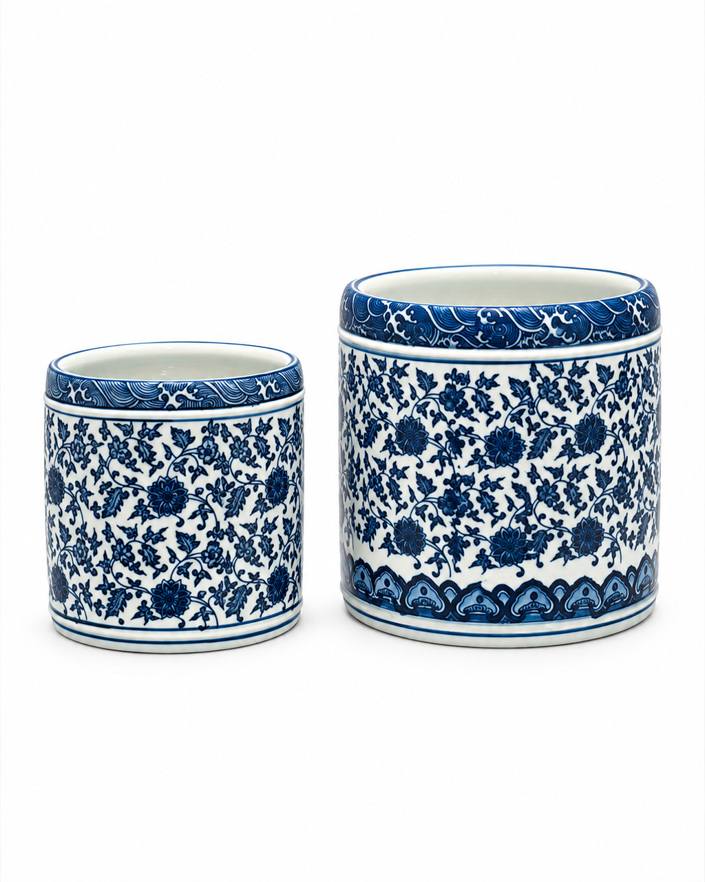 Floral Orchard Planter For Home - Set of 2