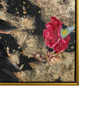 Wings of Grace by PERRY MILOU 100% Hand Wall Painting For Home (With Outer Floater Frame frame) ( 31.5 x 45.5 Inches )
