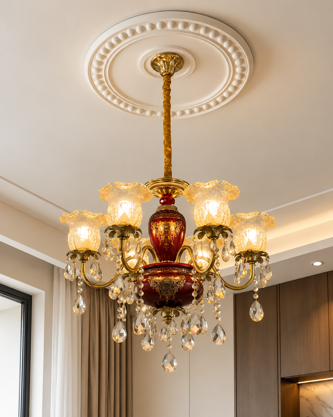 Sovereign Elegance Chandelier for Home & item for Home Decoration