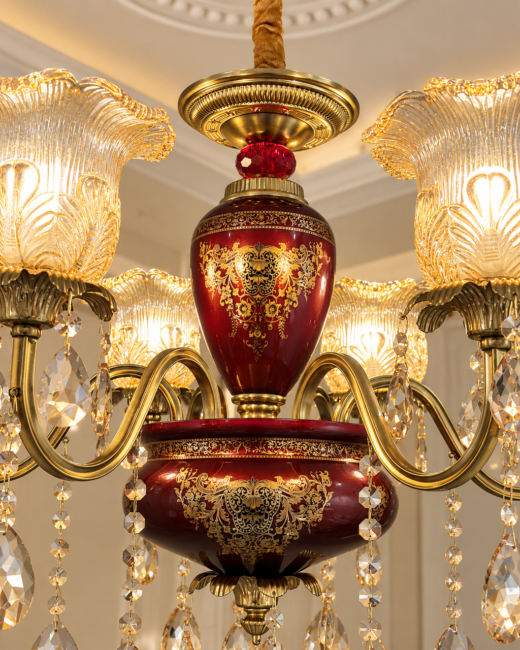 Sovereign Elegance Chandelier for Home & item for Home Decoration