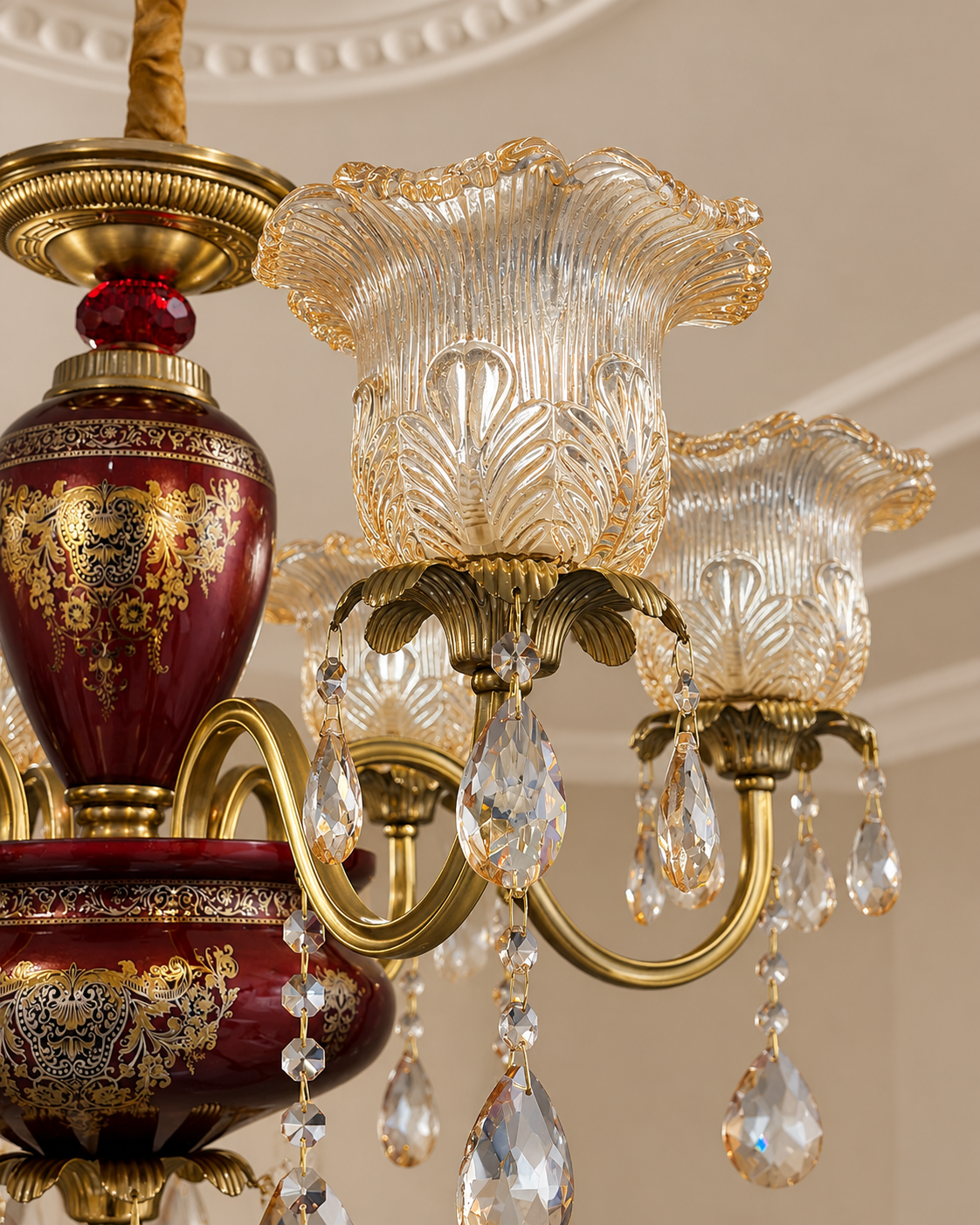 Sovereign Elegance Chandelier for Home & item for Home Decoration