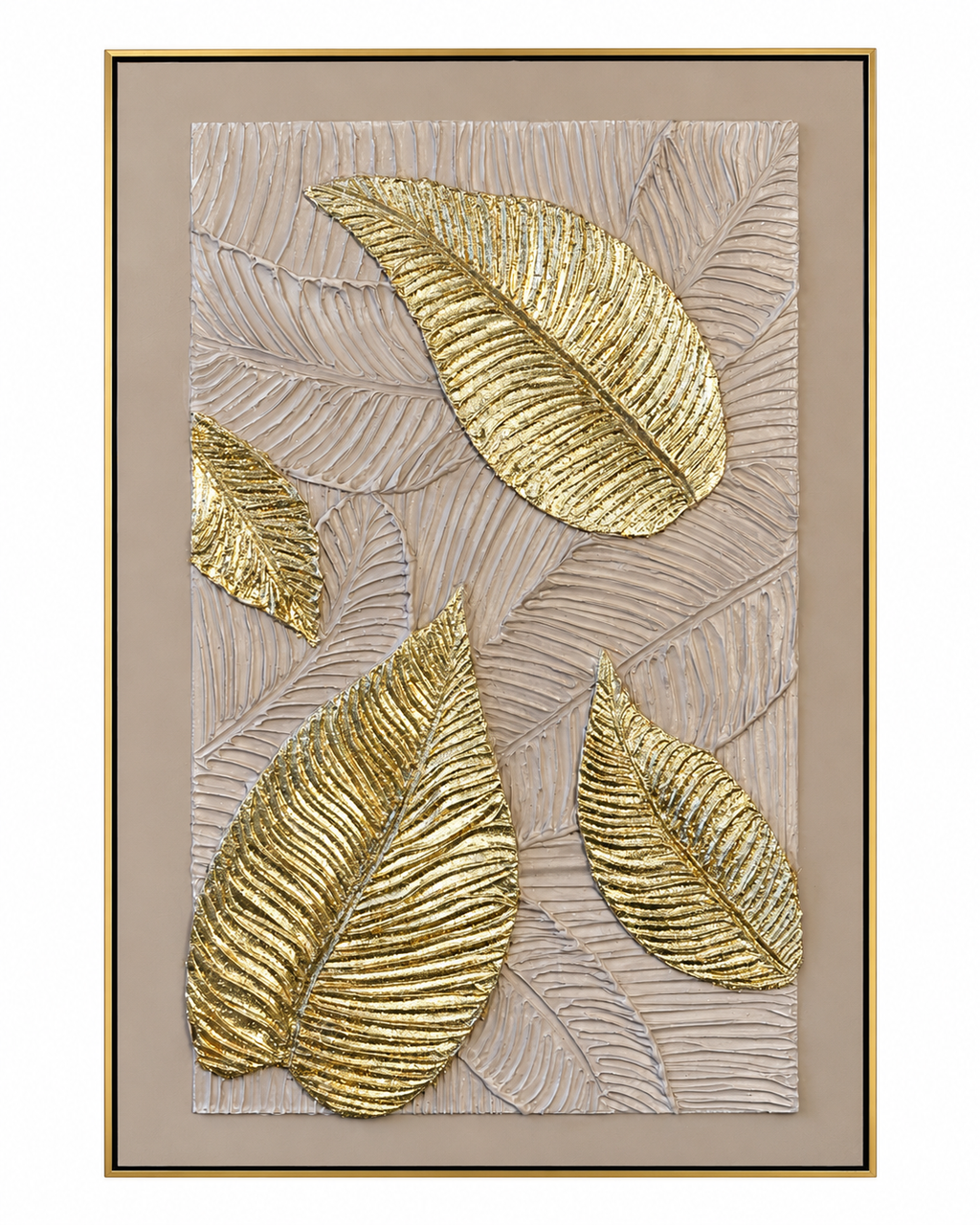 Tropical Grace Hand painting for Home & Wall Decoration Item (With Outer Floater Frame) (47x31.5 Inches)
