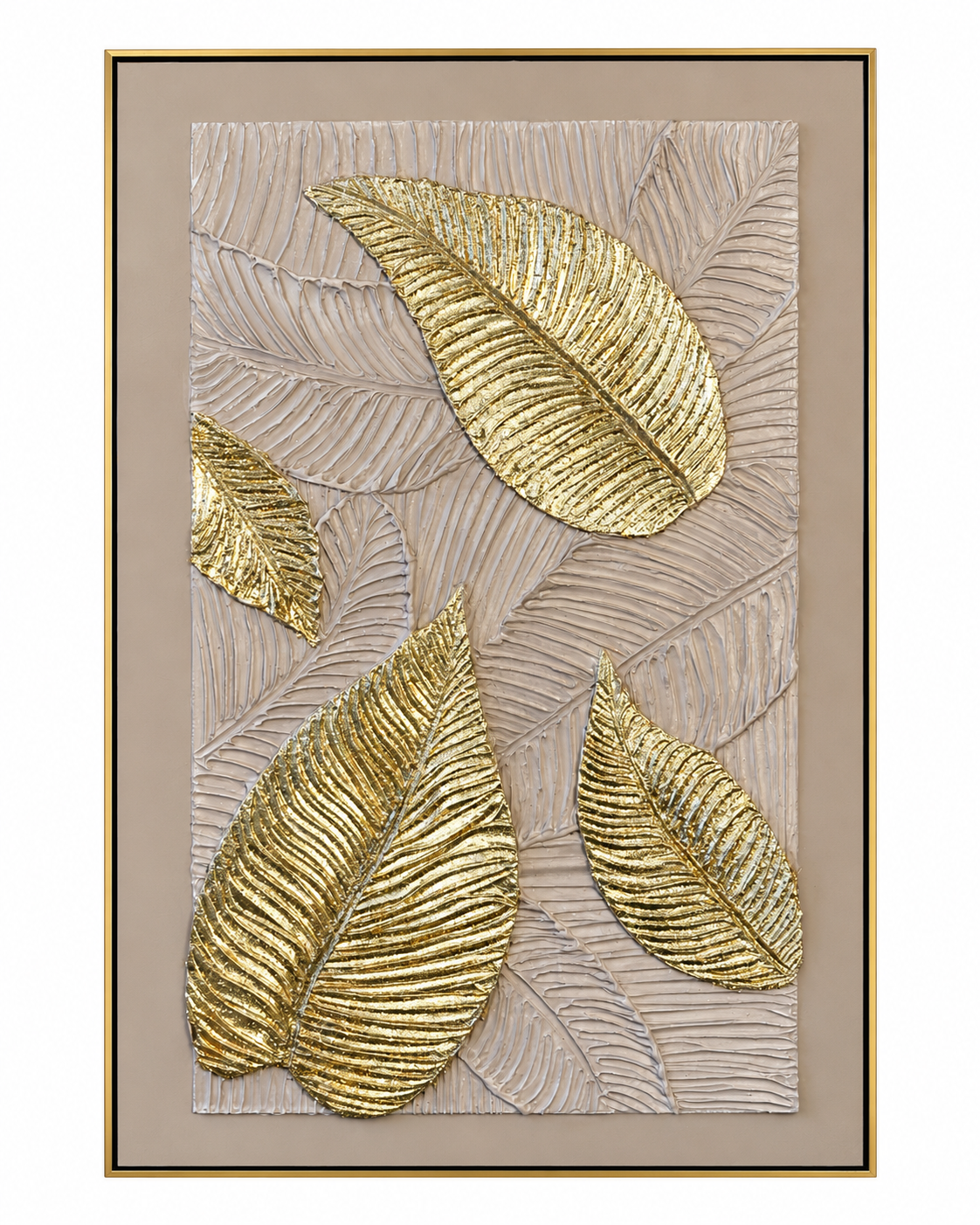 Tropical Grace Hand painting for Home & Wall Decoration Item (With Outer Floater Frame) (47x31.5 Inches)