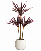Tropical Orchid Artificial Indoor Plant For Home ( Natural feel )  ( 3.9 Feet )