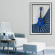 Athletic Euphoria Shadow Box Wall Decoration Piece - Blue